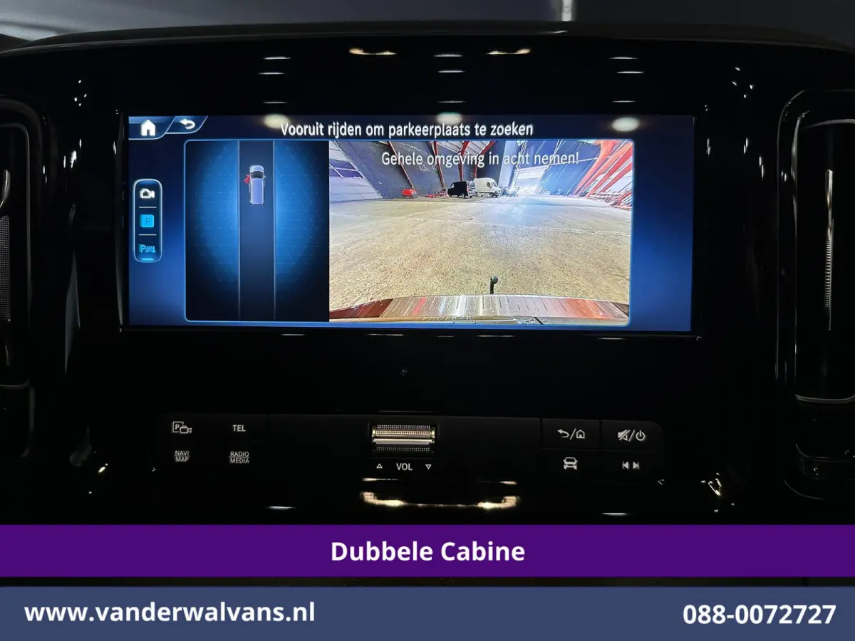 116 CDI 164pk 9G-Tronic Automaat L2H1 Dubbele Cabine Fabrieksgarantie Euro6 Airco | 2x Zijdeur | 5-Zits | Camera | Navigatie LED, LM Velgen, 2500kg Trekhaak, Adaptieve Cruisecontrol, Parkeer