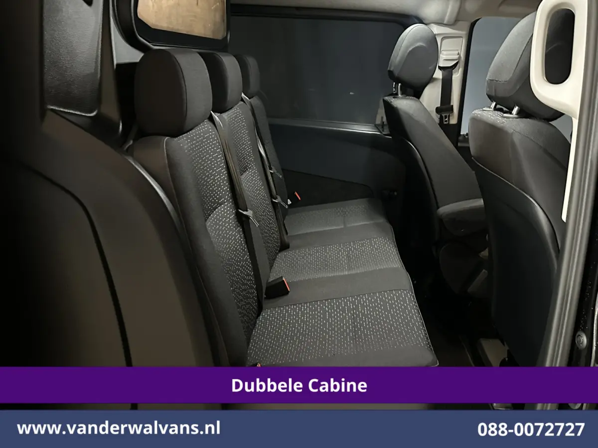 116 CDI 164pk 9G-Tronic Automaat L2H1 Dubbele Cabine Fabrieksgarantie Euro6 Airco | 2x Zijdeur | 5-Zits | Camera | Navigatie LED, LM Velgen, 2500kg Trekhaak, Adaptieve Cruisecontrol, Parkeer