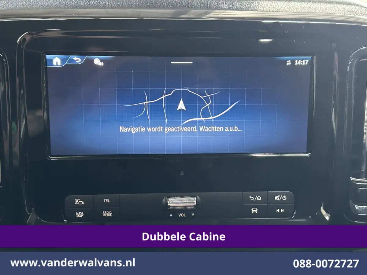 116 CDI 164pk 9G-Tronic Automaat L2H1 Dubbele Cabine Fabrieksgarantie Euro6 Airco | 2x Zijdeur | 5-Zits | Camera | Navigatie LED, LM Velgen, 2500kg Trekhaak, Adaptieve Cruisecontrol, Parkeer