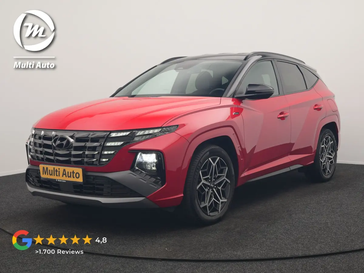 1.6 T-GDI N Line 4WD PHEV 265pk Dealer O.H. | Adaptive Cruise | Camera | Alcantara Sportstoelen & Stuur Verwarmd | Krell Audio | Apple Carplay | Keyless | Blis | 19"L.M | Navigatie | DAB | P