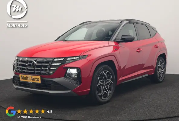 1.6 T-GDI N Line 4WD PHEV 265pk Dealer O.H. | Adaptive Cruise | Camera | Alcantara Sportstoelen & Stuur Verwarmd | Krell Audio | Apple Carplay | Keyless | Blis | 19"L.M | Navigatie | DAB | P