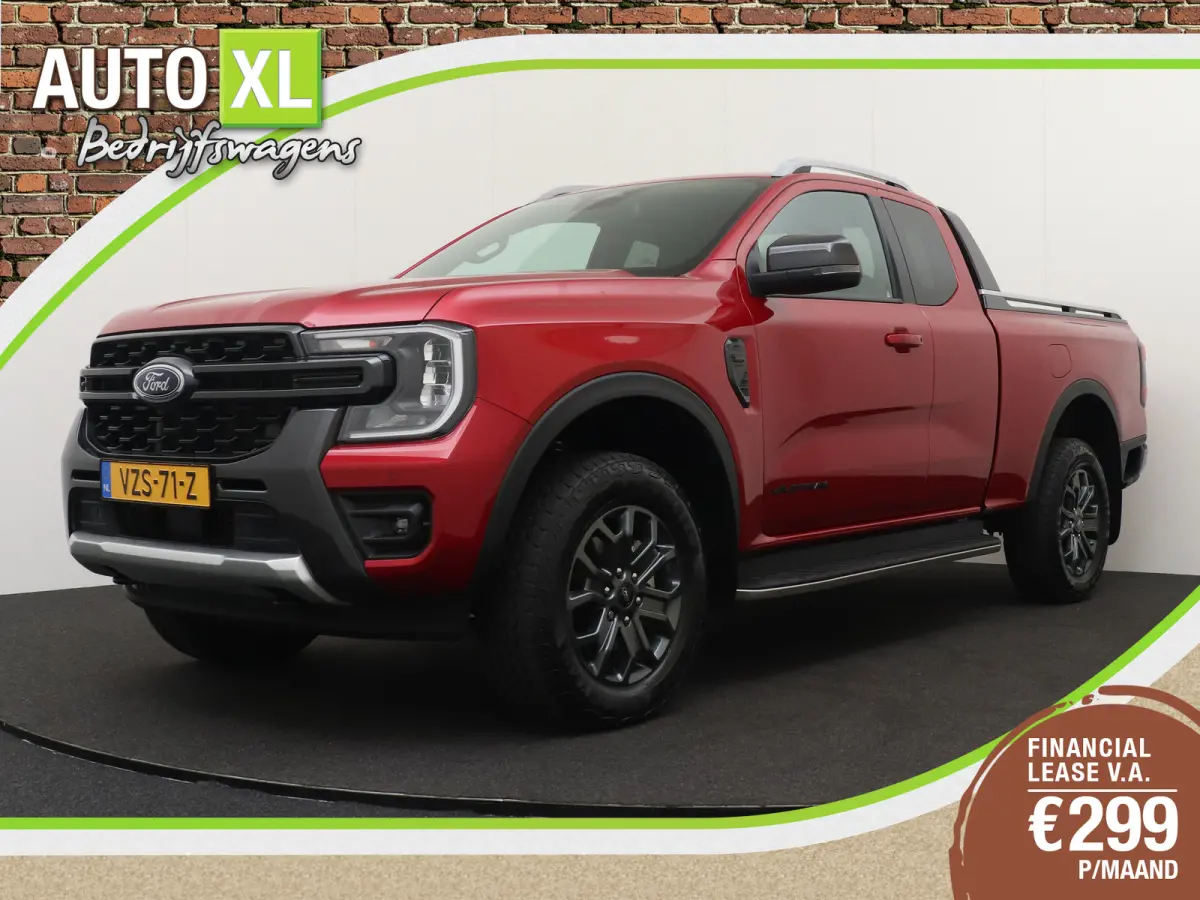 2.0D 204 PK Aut. Super Cab Wildtrak 4x4 Leder Trekhaak 3500KG  Adap.Cruise