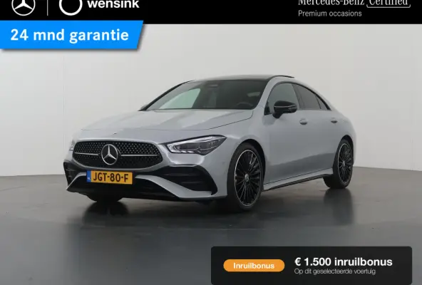 Coupé 180 Business Solution AMG | Panoramaschuifdak | AMG Line Plus | Night pakket | Head-up display | 360° camera | 19"AMG velgen Multispaaks