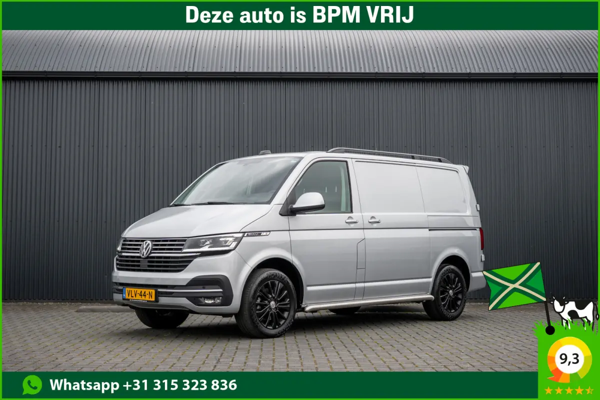 T6.1 Bulli 2.0 TDI L1H1 | Virtual cockpit | Automaat | 150 PK | 3-Zits | 1e Eigenaar | LED | Camera | Carplay | PDC | Zijschuifdeur R+L | Trekhaak