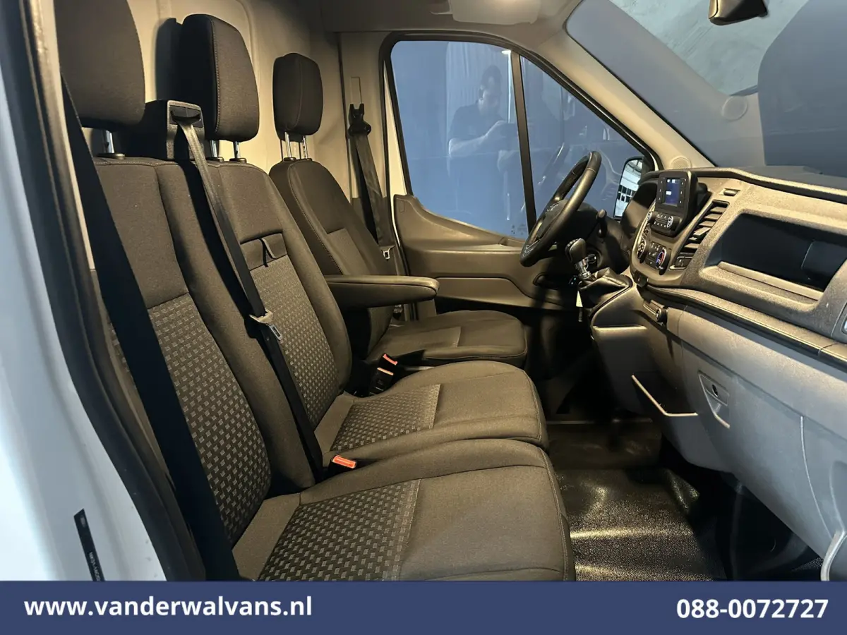 2.0 TDCI 131pk L4H3 Jumbo Euro6 Airco | Camera | Cruisecontrol | Verwarmde voorruit Parkeersensoren, Bijrijdersbank