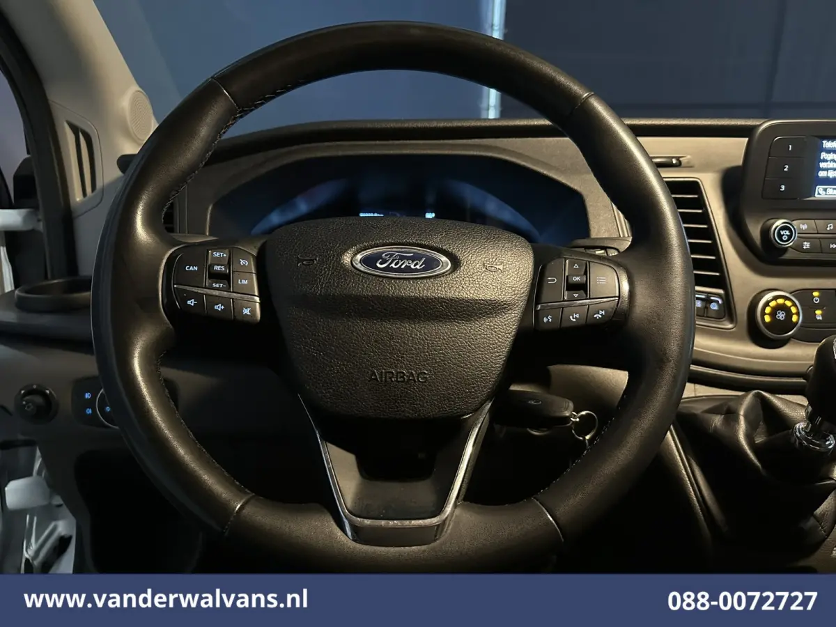 2.0 TDCI 131pk L4H3 Jumbo Euro6 Airco | Camera | Cruisecontrol | Verwarmde voorruit Parkeersensoren, Bijrijdersbank