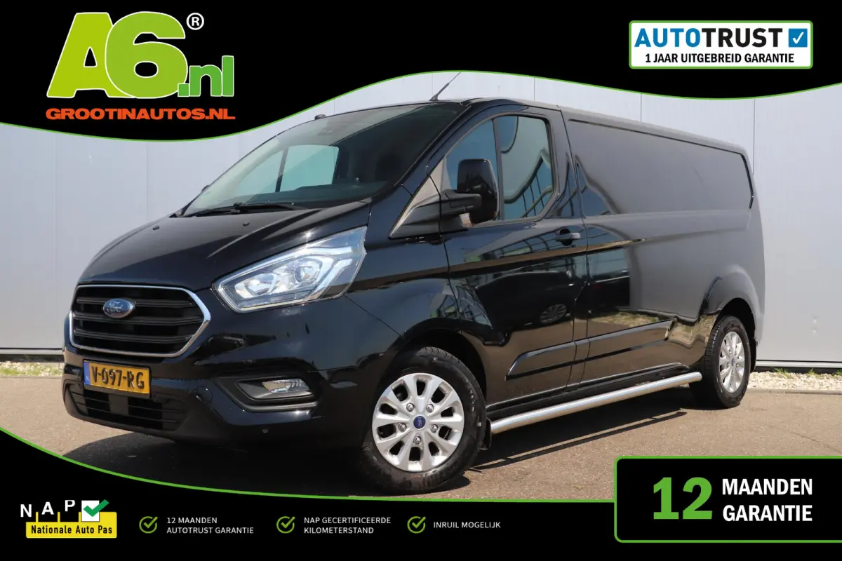 300 2.0 TDCI L2H1 Limited DC 170PK Automaat Trekhaak Sidebars Navigatie Achteruitrijcamera Carplay LED 16 inch LMV Schuifdeur Airco Cruise