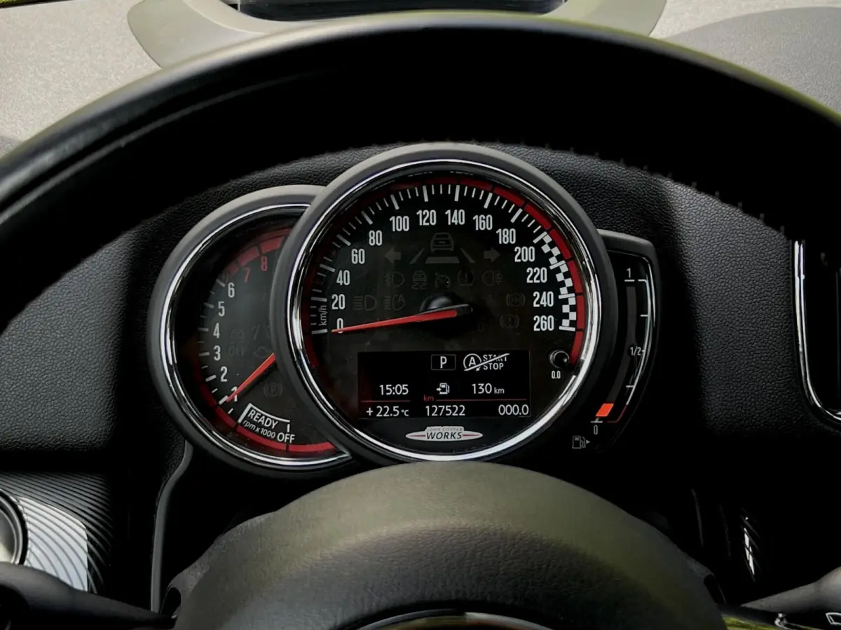 2.0 John Cooper Works ALL4 Chili, MINI YOURS, PANORAMADAK, H/K, HUD, LEDER/ALCANTARA, NAVIGATIE, CAMERA, MEMORY, CRUISE CONTROL, CLIMATE CONTROL, STOELVERWARMING, ELEKTRISCHE STOELEN, TREKHA