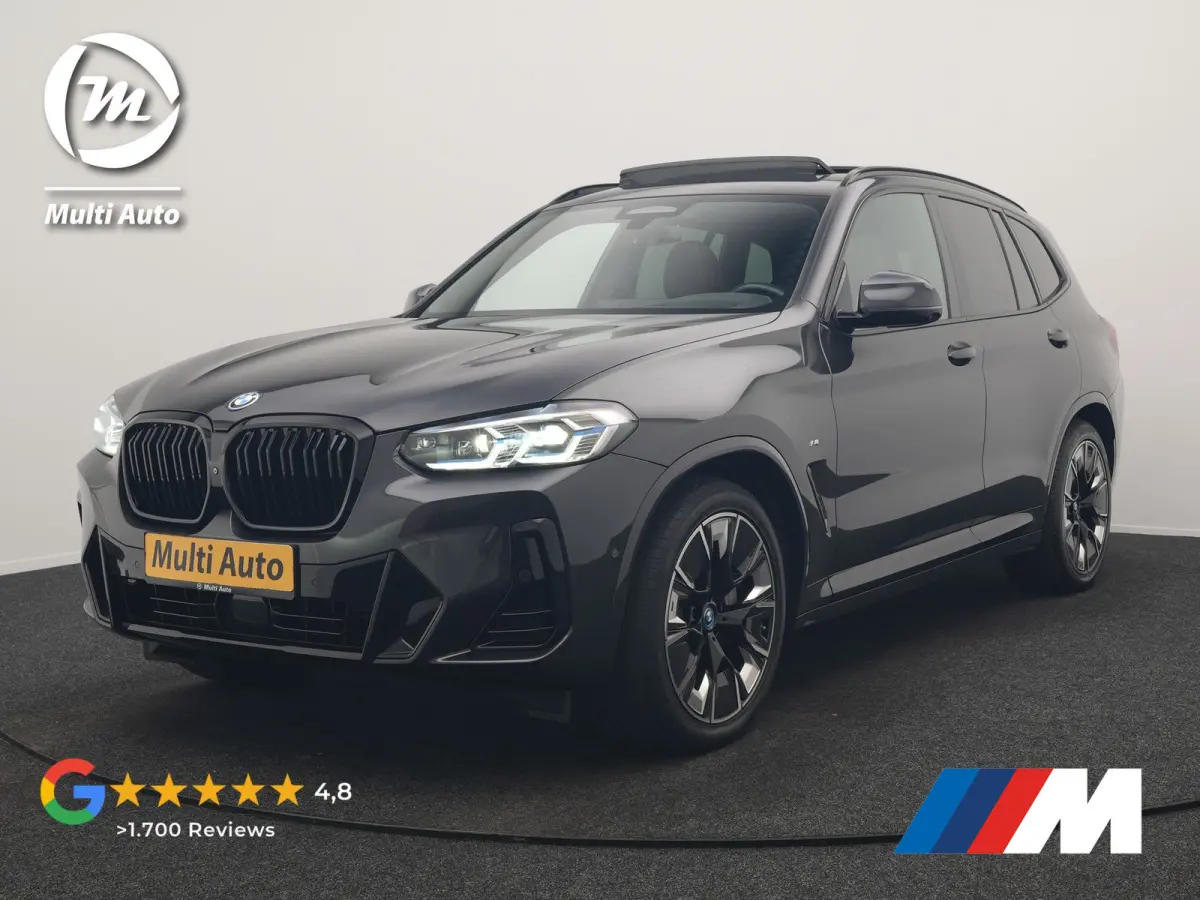 M Sport High Executive 80 kWh 286pk Dealer O.H | Trekhaak Af Fabriek | Panodak | Laser LED | Head Up | Adaptive Cruise | 360 Camera | Lederen Sportstoelen Memory & Verwarmd | Harman / Kardon