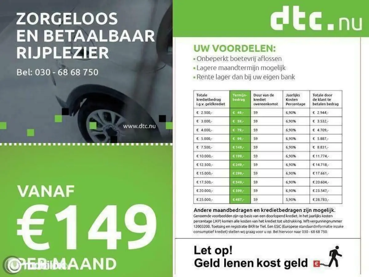 1.0 Boosterjet Stijl - Stoelverwarming - Camera - Bluetooth