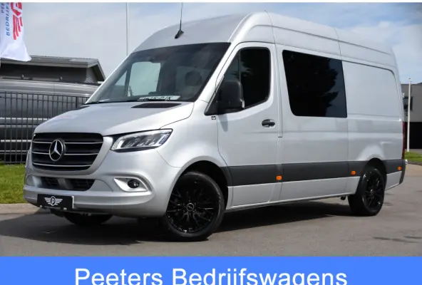 316 2.2 CDI L2H2 DC PB Edition Adaptieve Cruise, Camera, Carplay, LED, 164pk, Stoelverwarming, Trekhaak, Automaat, 10,5'' Mbux, Standkachel, Uniek!