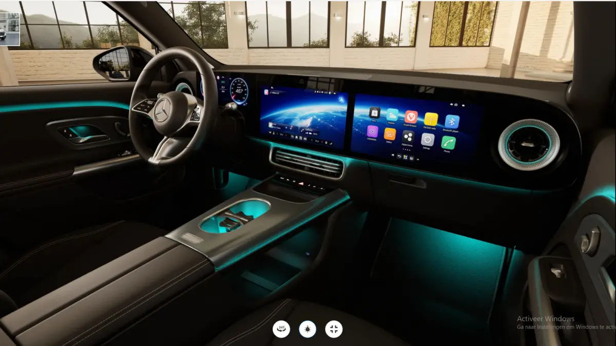 250+ Business Solution Luxury 7p. 85.5 kWh Premium / Nightpakket / MBUX Superscreen / 20" / Winterpakket / Burmester / 360 Camera
