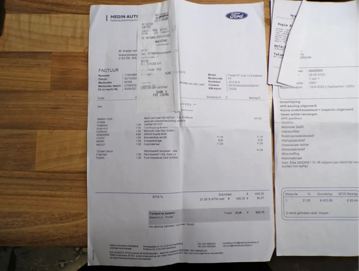 1.0 EcoBoost ST Line 101 PK  N.A.P