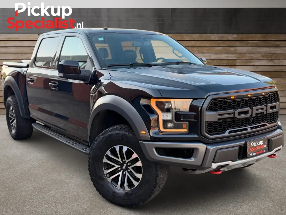 USA 3.5 V6 Ecoboost SuperCab Raptor , DIKSTE VAN NL!! , COMPLETE HISTORIE , BLACK ON BLACK ,