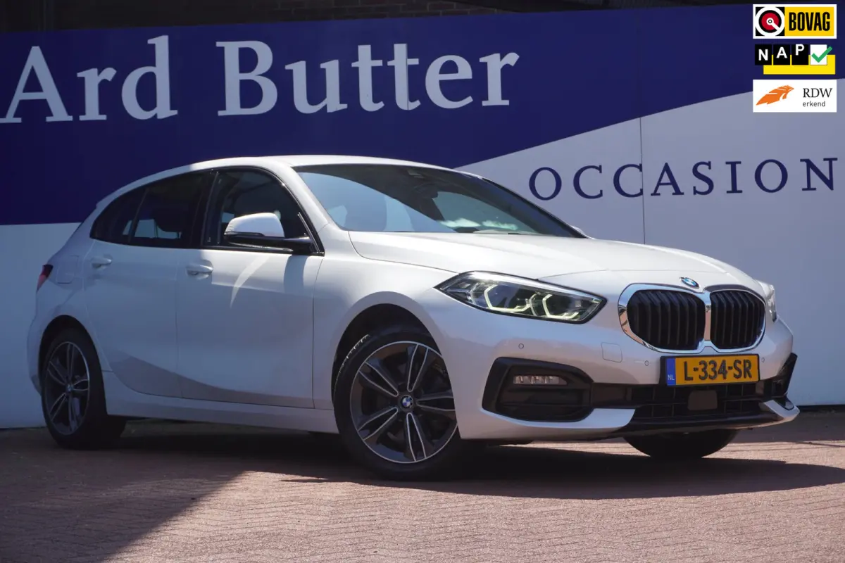 118i Business Edition+Sportline+Led+leder+stoel-verw+Full-navigatie+Parel-White = NL=NIEUWSTAAT !!!