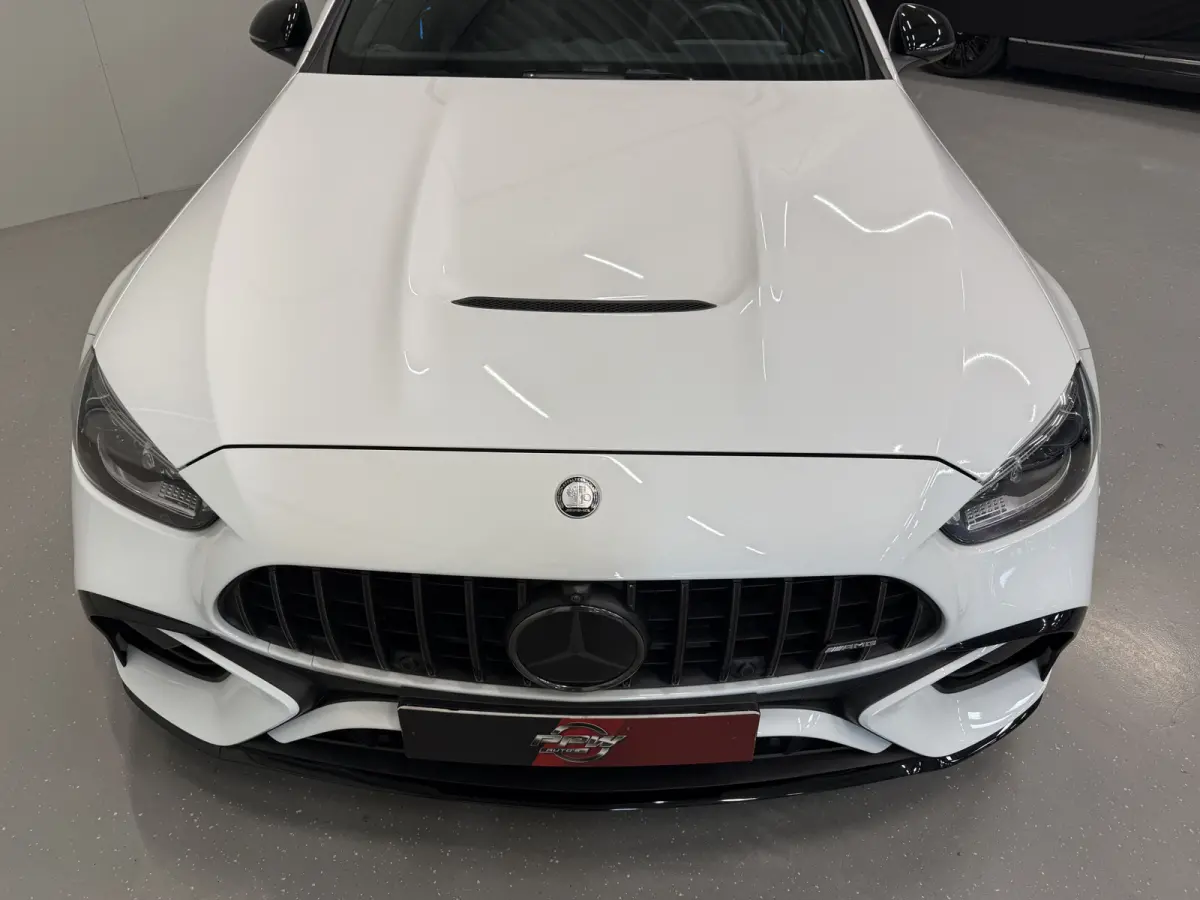 AMG 63 S E Performance PANO/TREKHAAK/BURMESTER/ACHTERAS-BESTURING/VENTILATIE+MEMORY/360CAMERA/20"AMG/LASER/ACC/OPALITHWEISS METALLIC/AUTO VERKEERT IN ABSOLUTE NIEUWSTAAT/BTW-AUTO