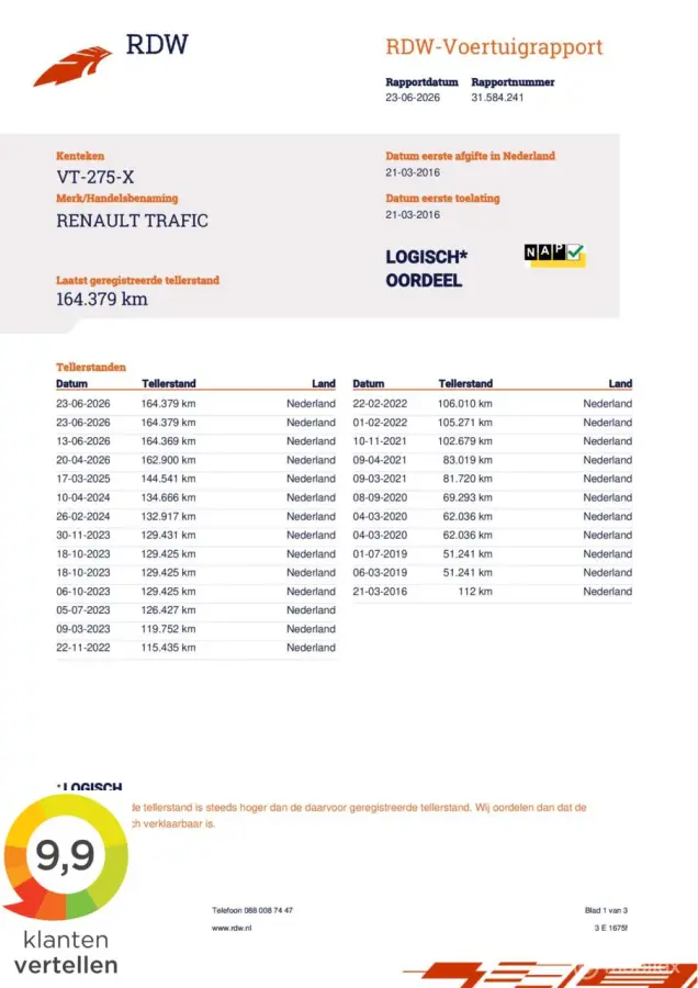 bestel 1.6 dCi 120pk|Airco|Trekhaak|APK 04-2027|Navi