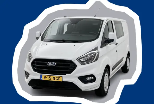 320 2.0 TDCI L2H1 Limited DC 130pk Automaat Navigatie Dubbele cabine Stoelverwarming Trekhaak Cruise control Airco Euro 6