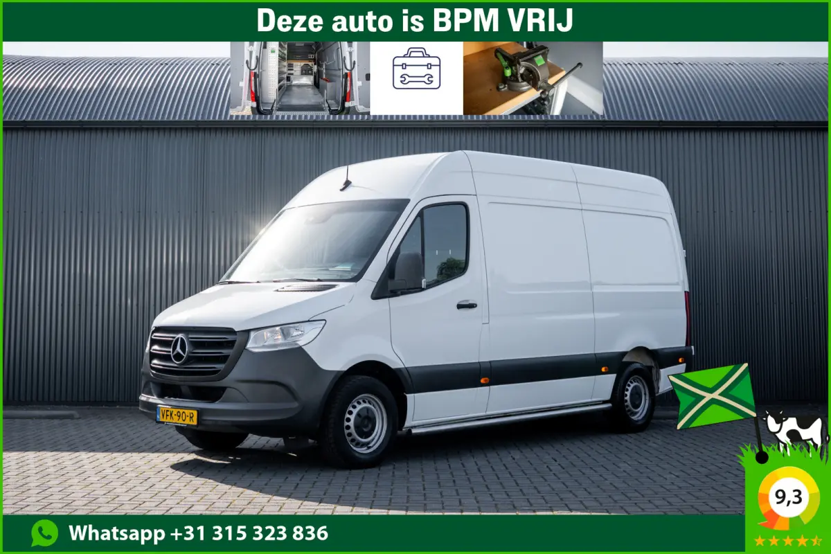 311 CDI RWD L2H2 | Volledig Ingericht | Mbux | Camera | Carplay | Climatronic