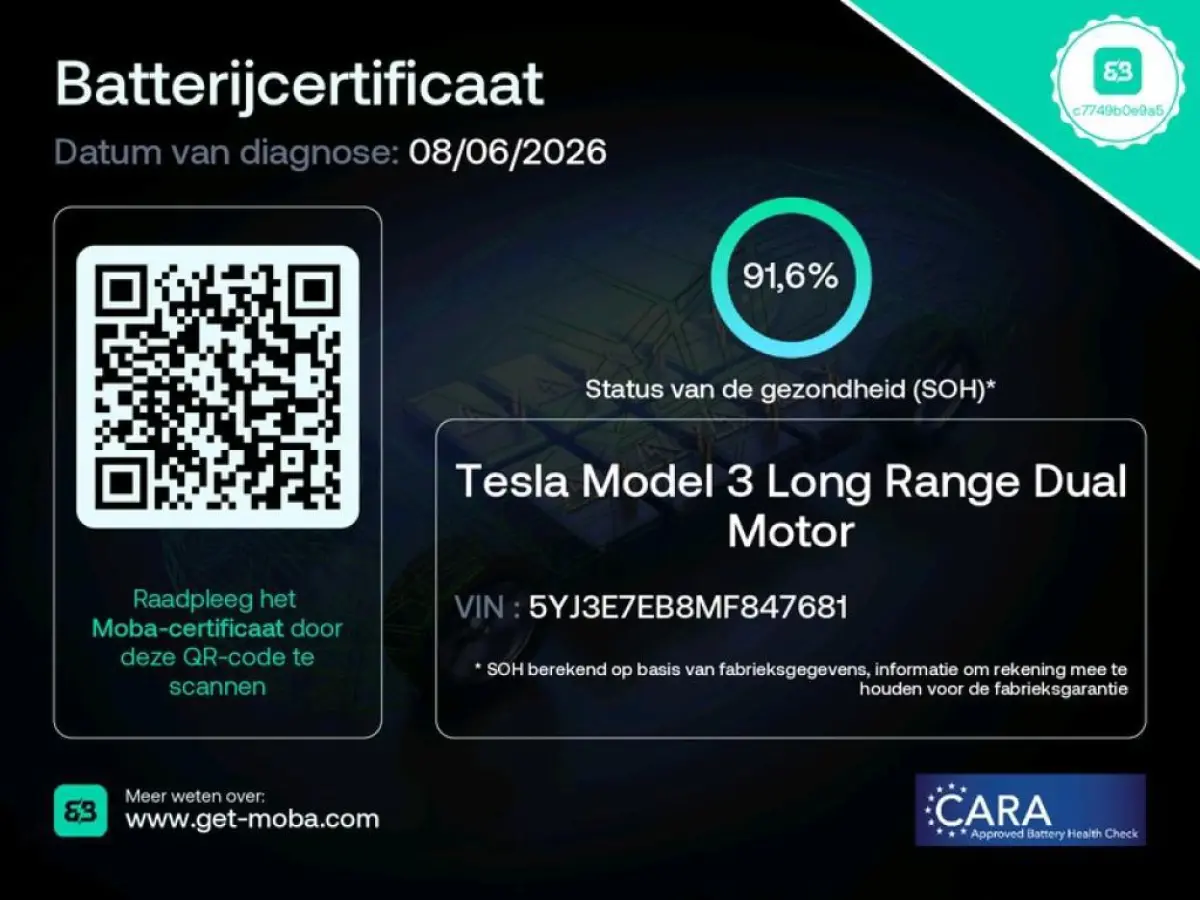 Long Range AWD WARMTEPOMP 75 kWh 91% SOH LFP DEALER OND