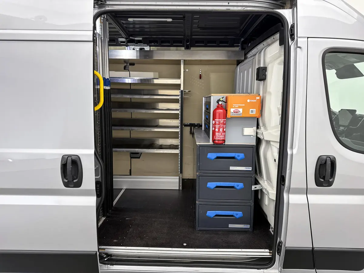 E-Ducato 3.5t L3H2 Heavy 110 kWh 406km WLTP Inrichting Navigatie Trekhaak 2400kg Carplay Climate control