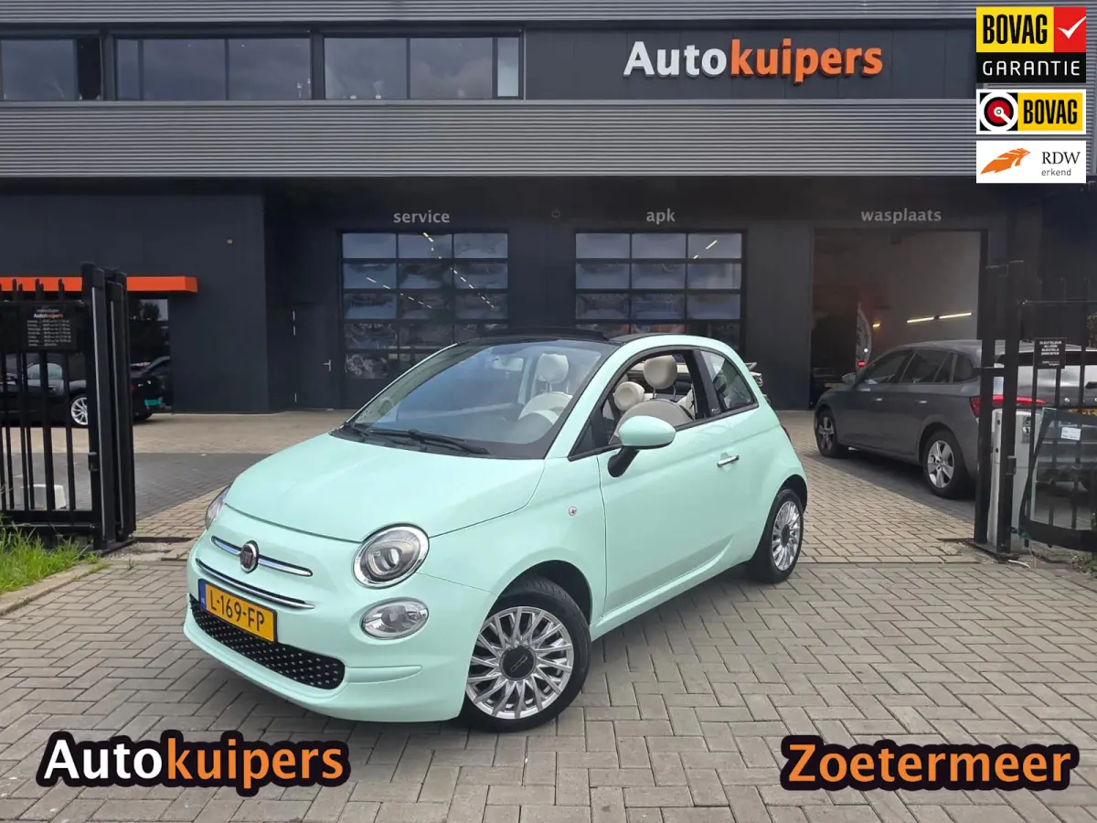 Fiat 500 Hybrid Cabrio 2020 Hybride Handgeschakeld leasen