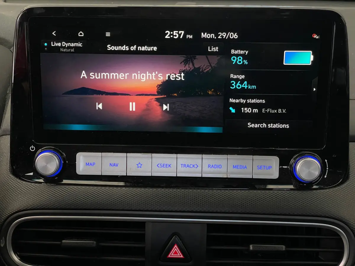 EV Premium 64 kWh SOH97%|1E EIG DEALEROND|HEADUP|STOEL&STUURVRM+VERKOELING|LEDER|BLINDSPOT|LANE ASS.|ADAPT.CRUISE