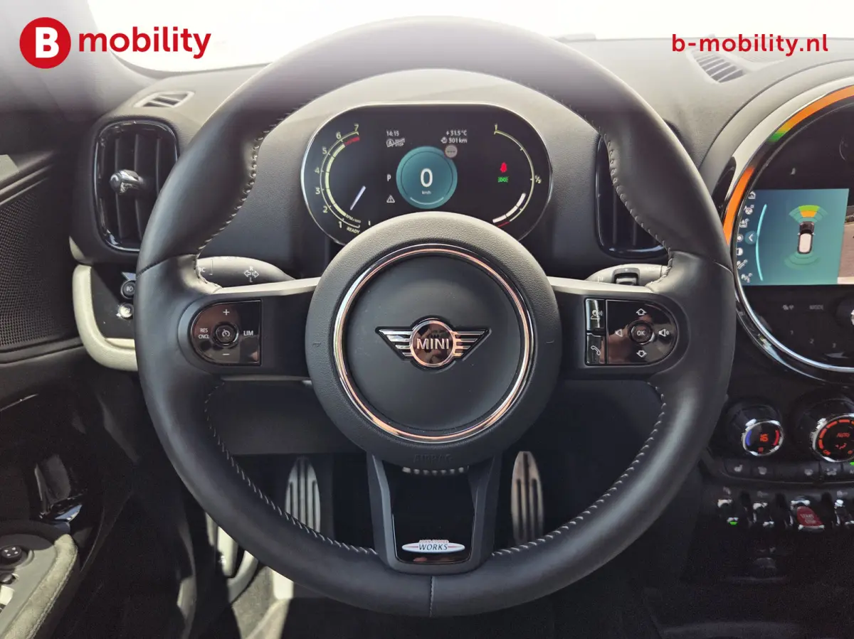 1.5 Cooper John Cooper Works Trekhaak 1500kg NL Auto! | Leer | Achteruitrijcamera | Elektrische Stoelen | DAB Audio