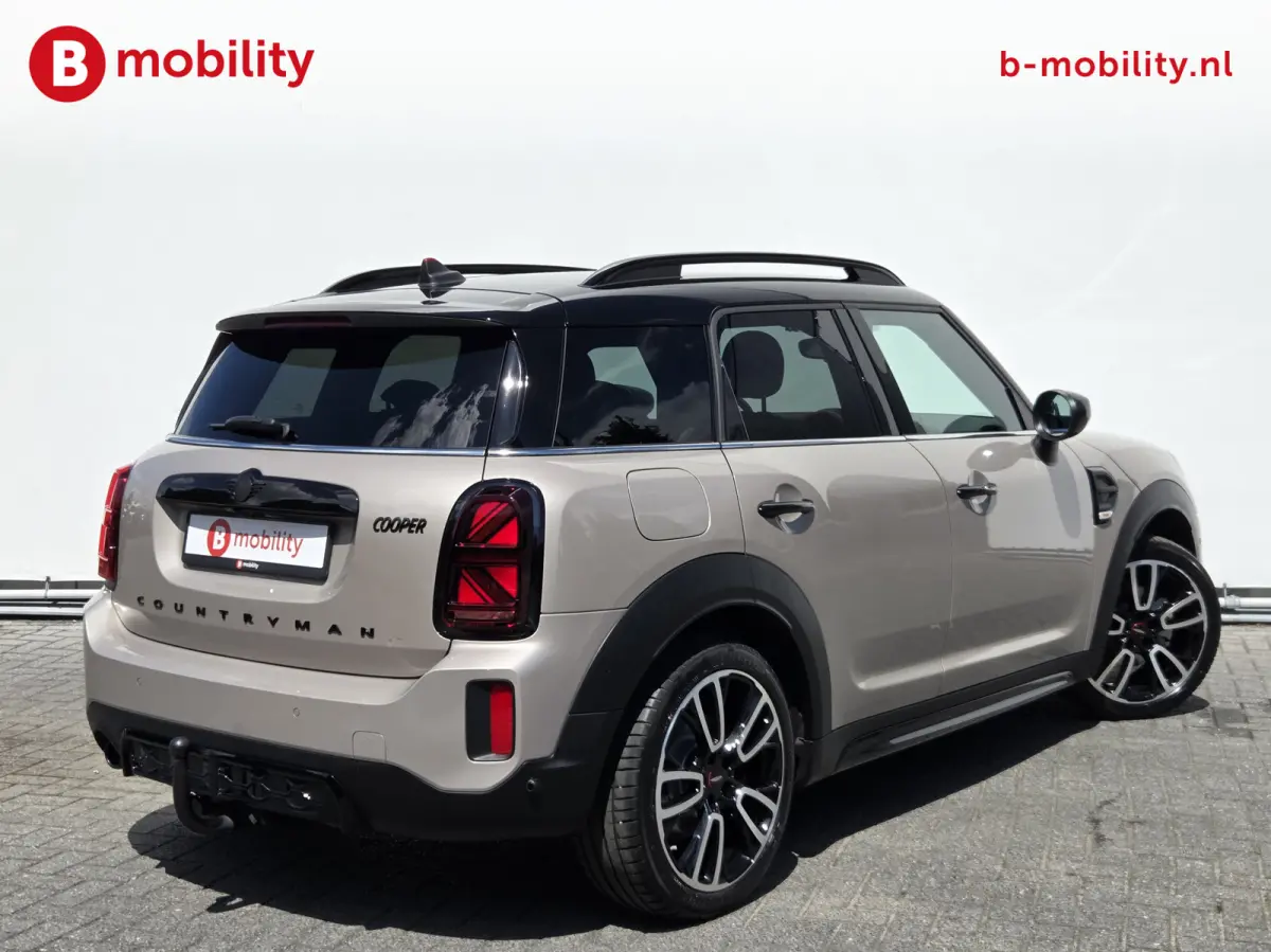1.5 Cooper John Cooper Works Trekhaak 1500kg NL Auto! | Leer | Achteruitrijcamera | Elektrische Stoelen | DAB Audio