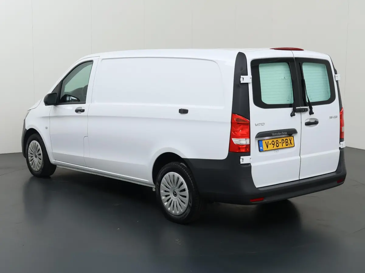 116 CDI | Aut. | Lang L2 | Parkeercamera | Navigatie | 3-zits | Dodehoekwaarschuwing | Achterdeuren 270° | Airco | Stoelverwarming | Spiegelpakket | Certified