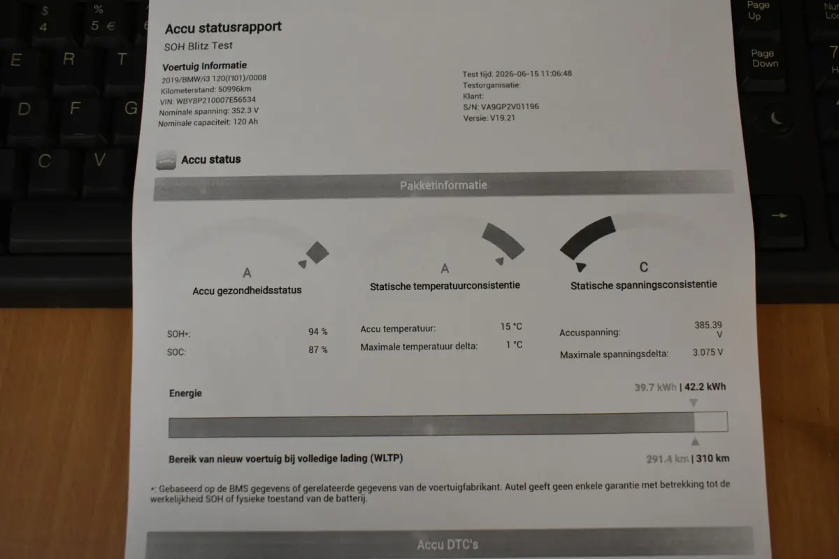 Exec. 120Ah 42Kwh SOH 94% Warmtepomp Camera Navi Stoelverw