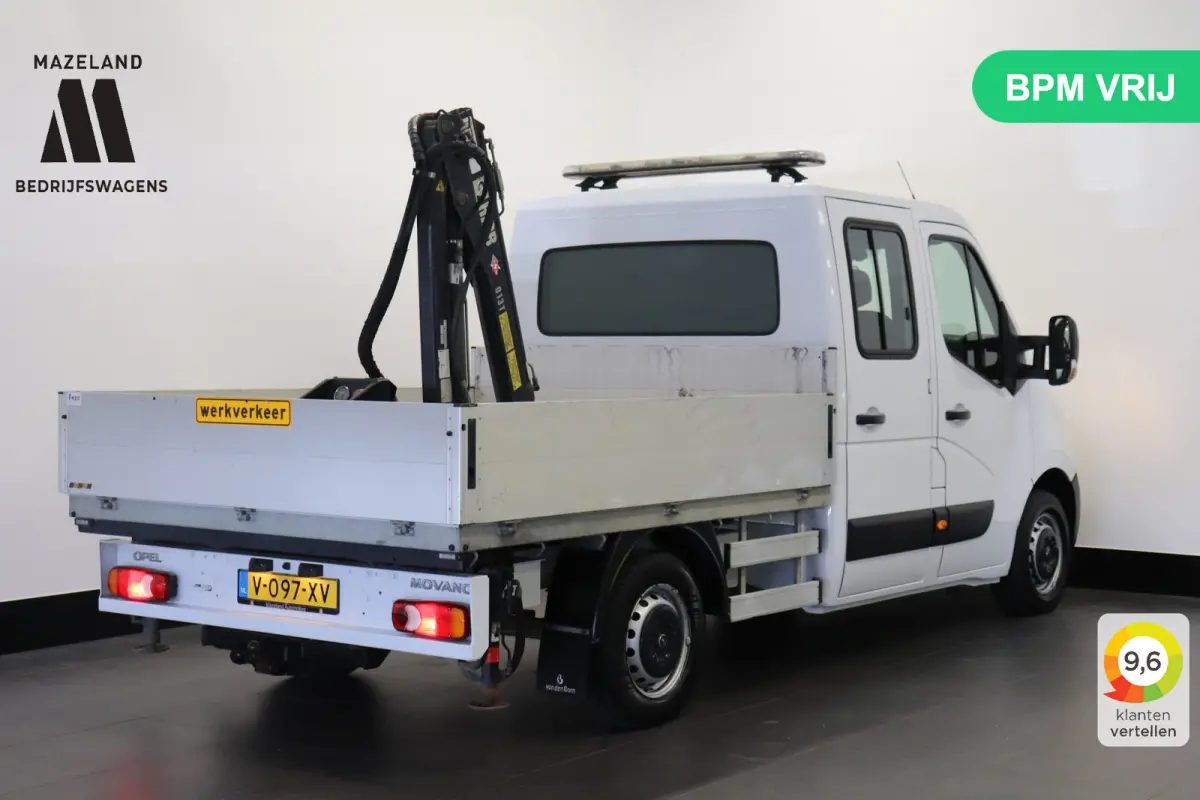 2.3 CDTI BiTurbo L2 Openlaadbak - Airco - Navi - HIAB kraan - € 18.950,- Excl.