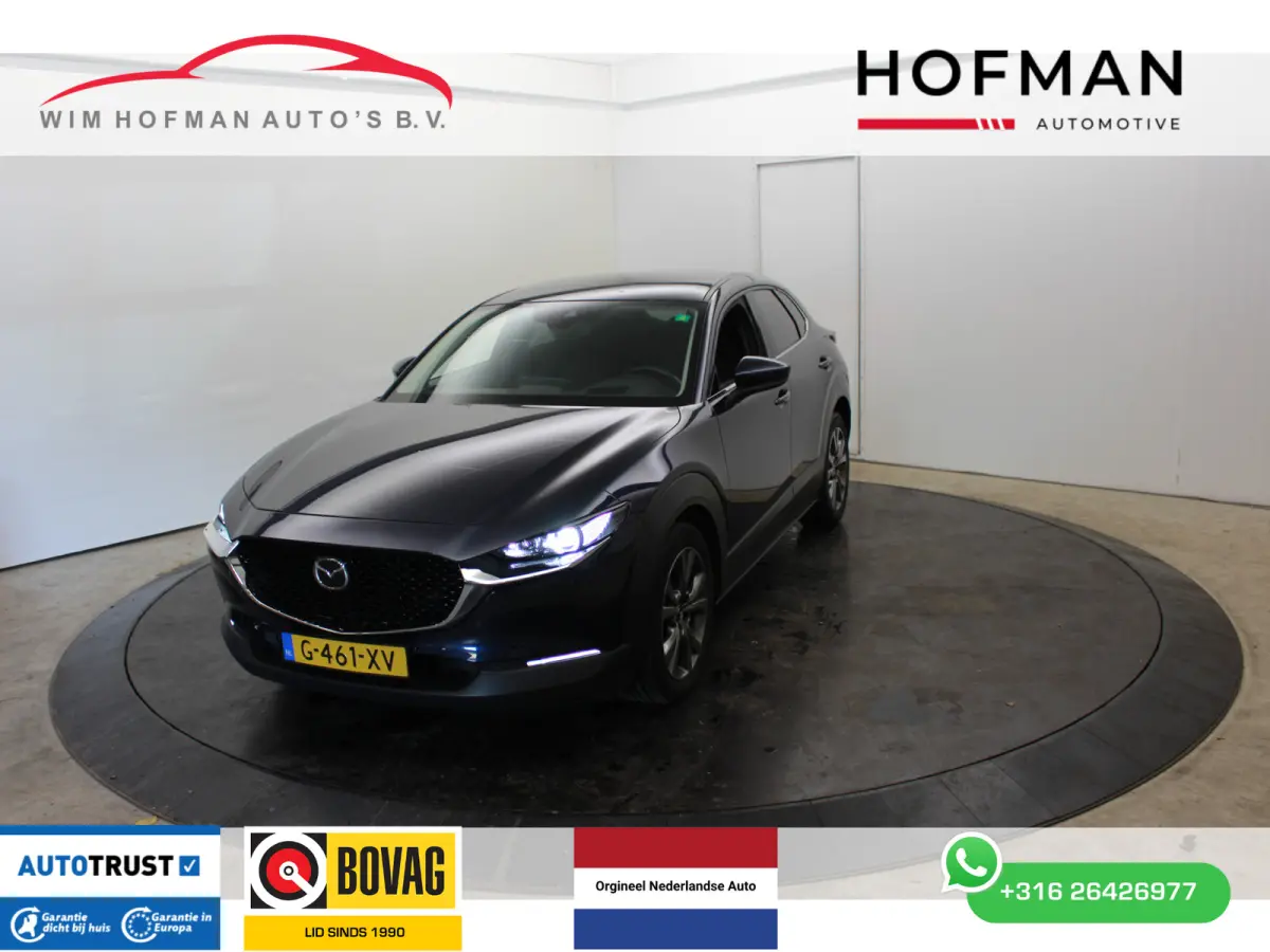 2.0 e-SkyActiv-X M Hybrid Luxury Cam Leer EL aKlep + Stoelen Navi Dhoek Detectie