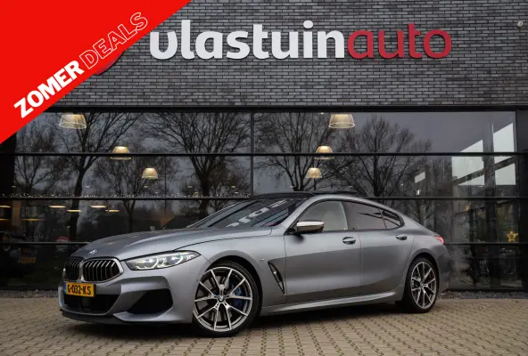 M850i xDrive High Executive 531pk , Frozen Bluestone, Merino, Pano, Adap. Cruise, H&K, Head-Up Display