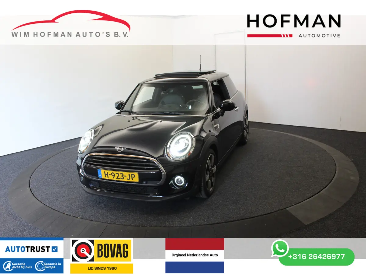 Mini 1.5 60 Years Edition Panodak Vol Leder Harman Cardon Zwarte hemel Navi