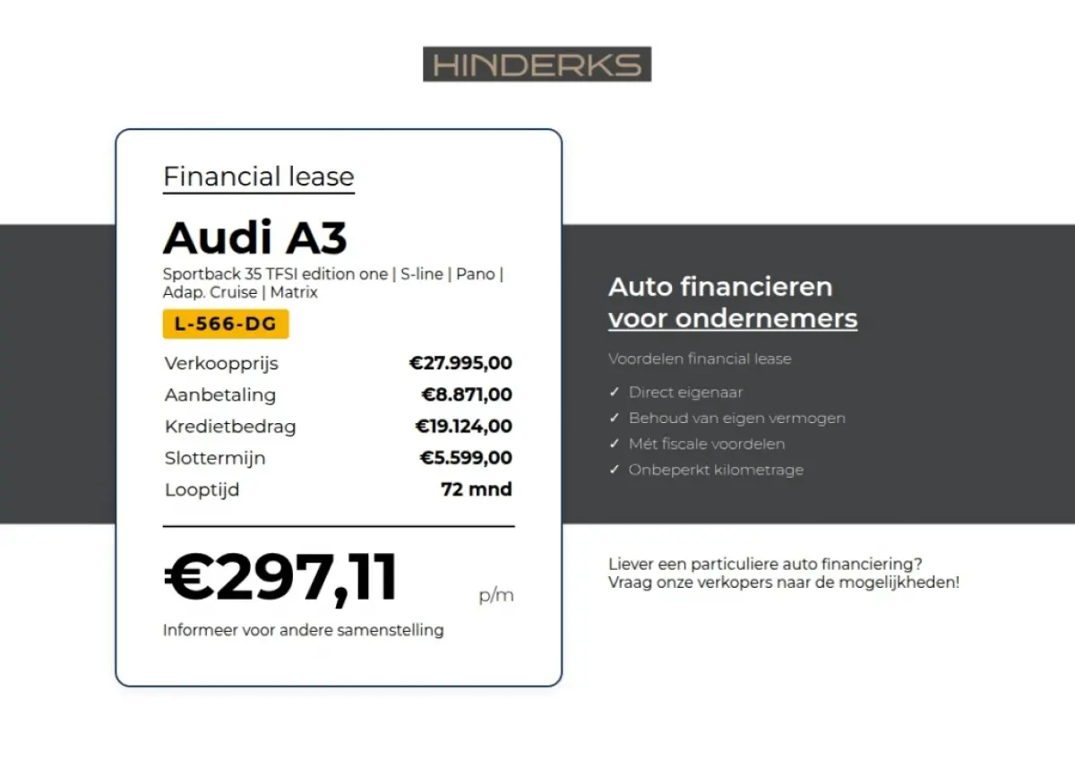 35 TFSI edition one | S-line | Pano | Adap. Cruise | Matrix