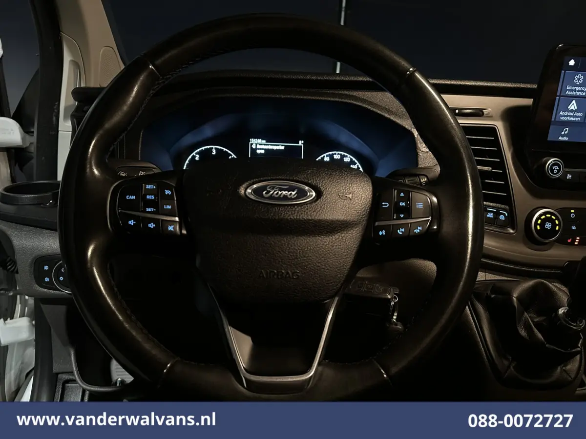 2.0 TDCI 130pk L2H1 Euro6 Airco | Camera | Apple Carplay | LED | Cruisecontrol | 2800kg Trekhaak Android Auto, Stoelverwarming, Verwarmde voorruit, Parkeersensoren