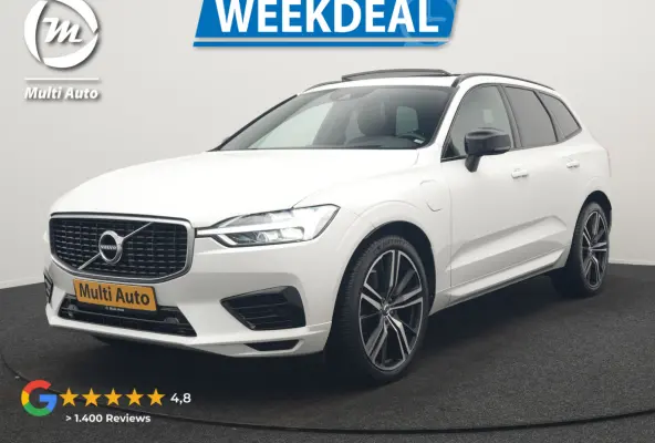 Recharge T8 AWD R-Design PHEV 391pk Dealer O.H. | Panodak | Luchtvering | Head Up | Camera | Harman & Kardon | Sportstoelen Memory & Verwarmd | 21"L.M | Apple Carplay | Keyless | Blis | Virt