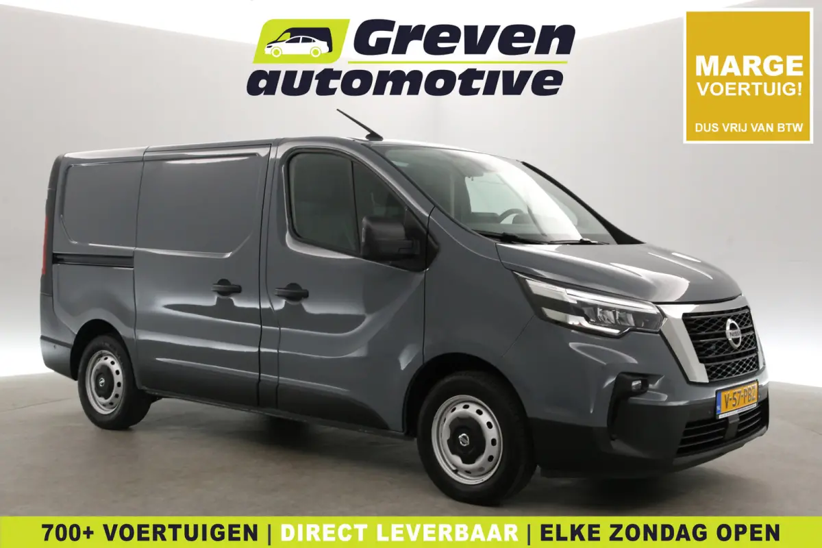 Nissan Primastar 2.0 dCi L1H1 Acenta | Marge | Airco | Cruise | Camera | Carplay | 3 Zits | 2xSchuifdeur | Parkeersens.