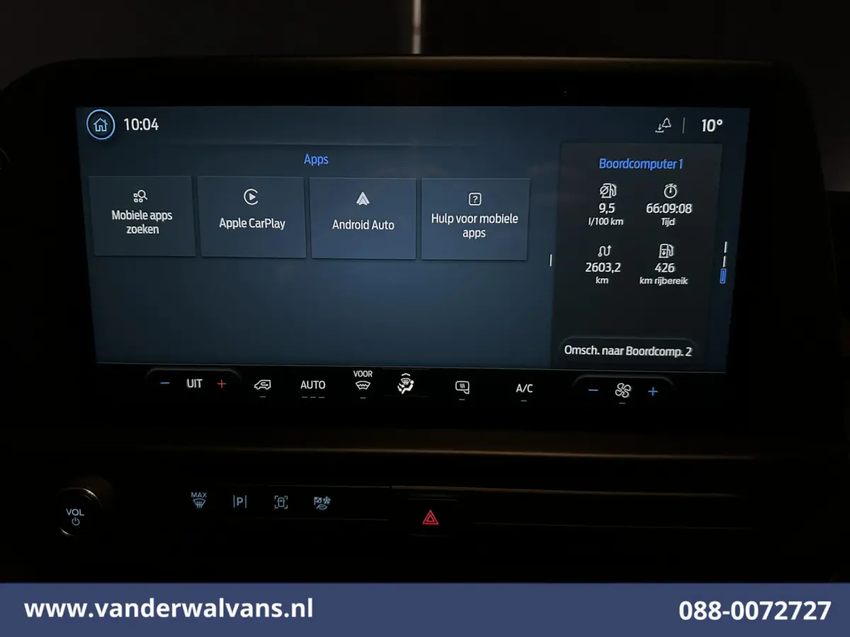 2.0 TDCI L1H1 Euro6 Airco | Camera | Apple Carplay | LED | Cruisecontrol Android Auto, Verwarmde voorruit, Parkeersensoren, Bijrijdersbank