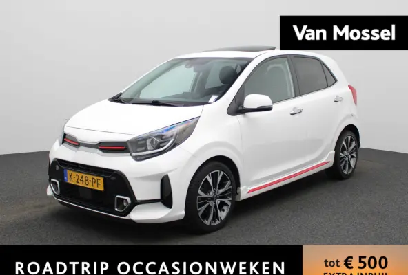 1.0 T-GDi GT-Line 5p | Navigatie | Schuifdak | Stoel/Stuur verwarming | Apple Carplay / Android Auto | Achteruitrijcamera | Leder | Parkeersensoren | Climate Control | Lichtmetalen Velgen |