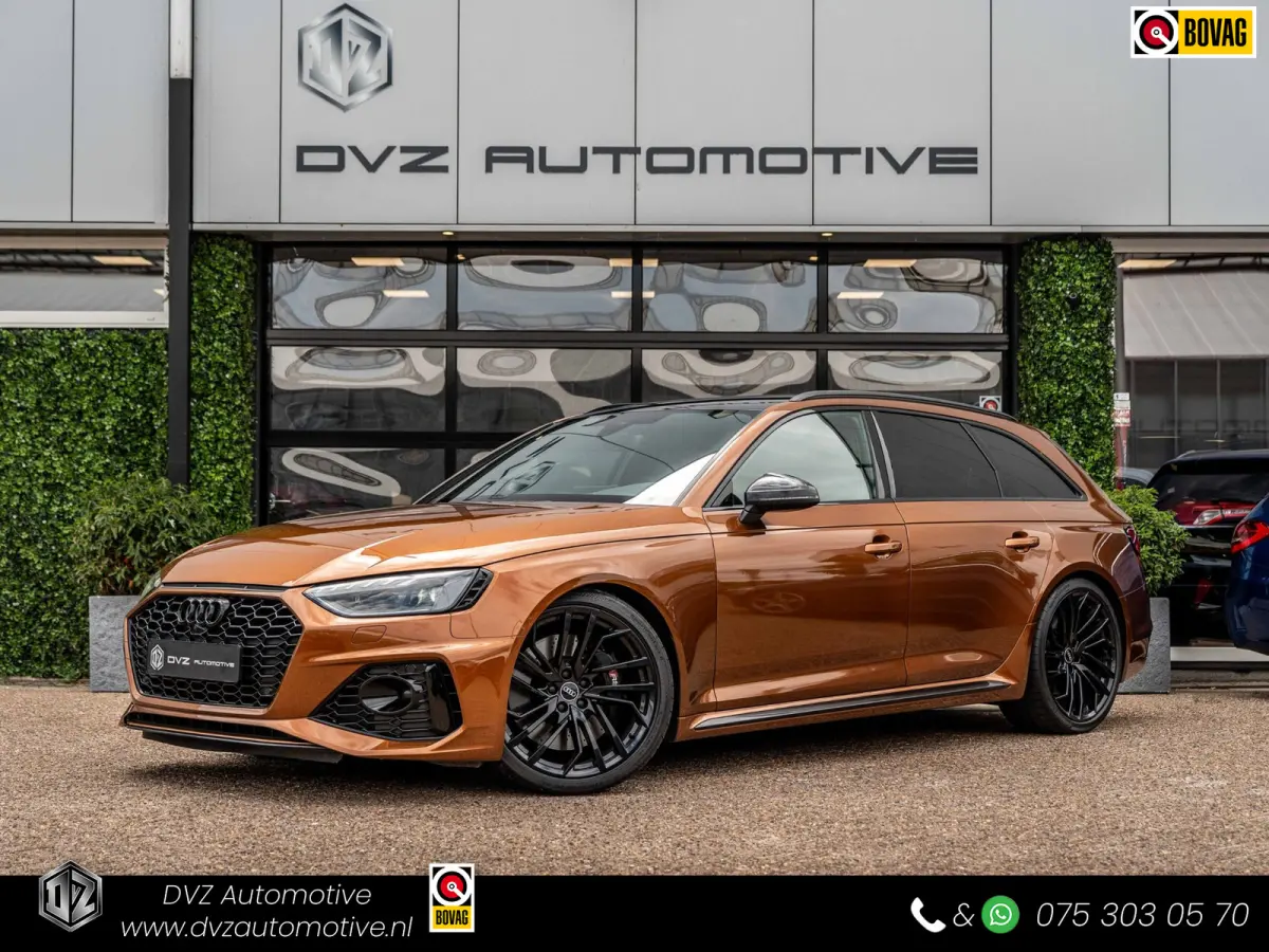 RS4 2.9 TFSI 450PK Quattro | RS Dynamic | B&O Sound | Sport Uitlaat | Black Optik | BTW