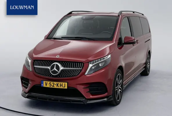250d DC L3 AMG 4-Matic Maxton Spoilers Hyacinth Red metallic Dubbele Cabine Leder Dubbele Schuifdeur Lane Assist