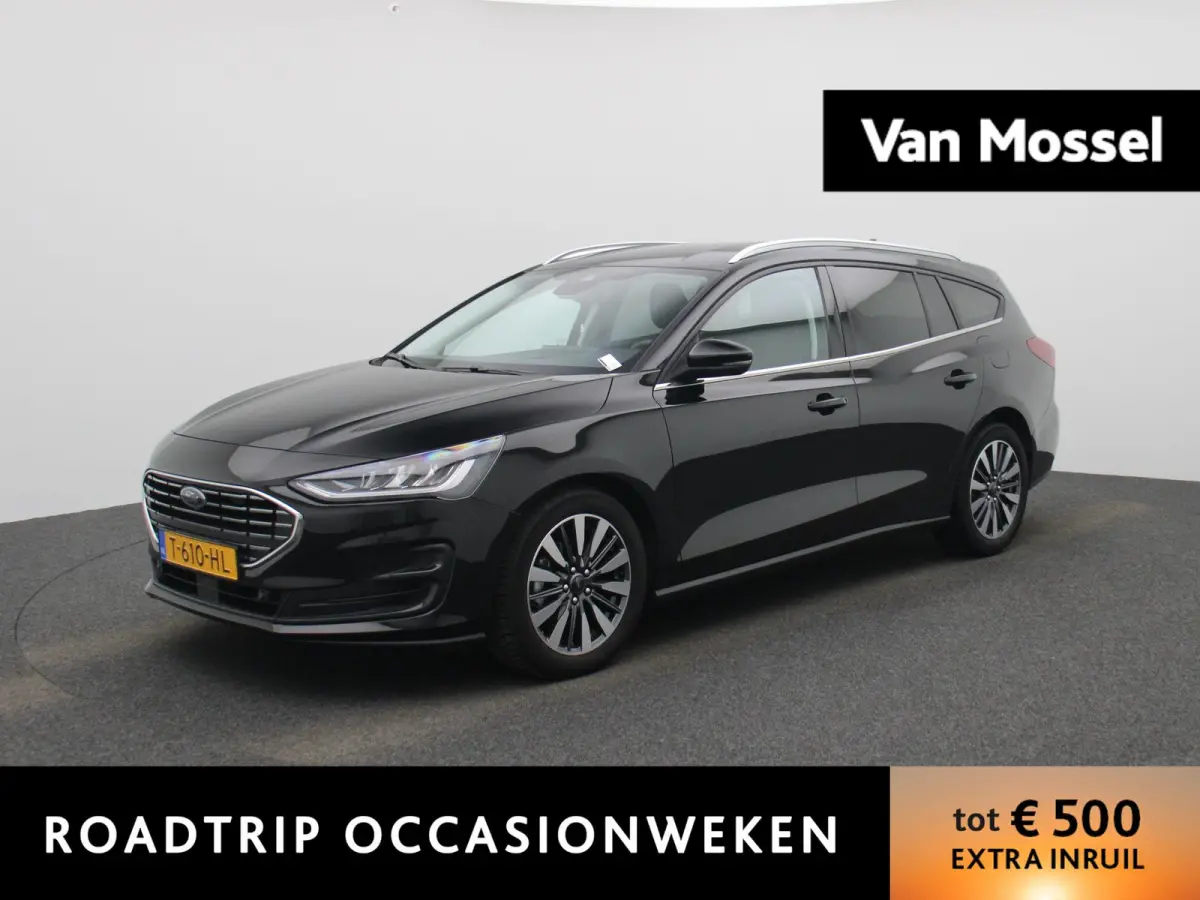 1.0 EcoBoost Hybrid Titanium X Automaat | Apple/Android Play | Camera | Cruise | DAB | Full LED | Keyless Entry/Go | Navi | PDC V+A | 12 Maand BOVAG Garantie! |