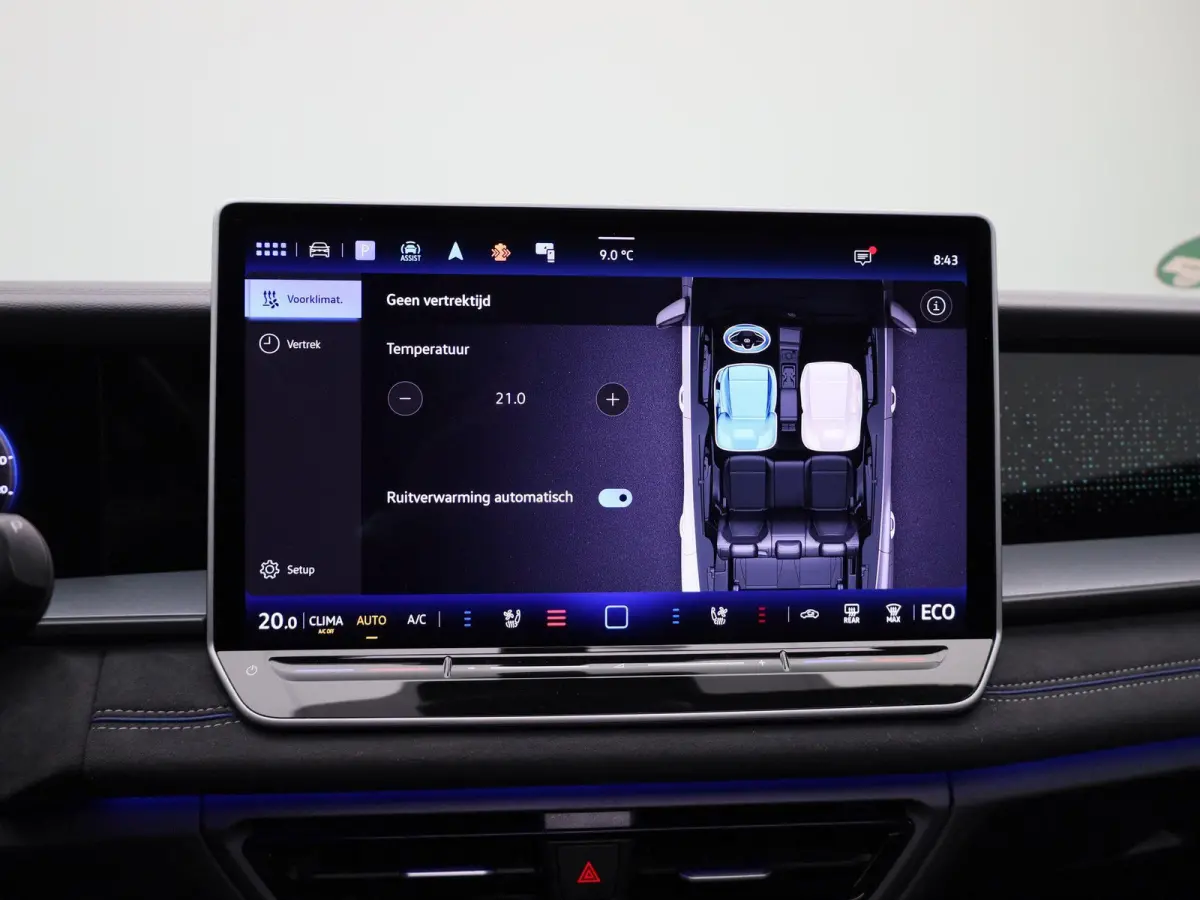 1.5 eHybrid R-Line Edition 272 PK | Lederen Stoelen Met Geheugen | Navigatie Groot Scherm | Trekhaak | 360 Camera | Head-Updisplay | Stoelverwarming Voor & Achter | Stuurwielverwarming |