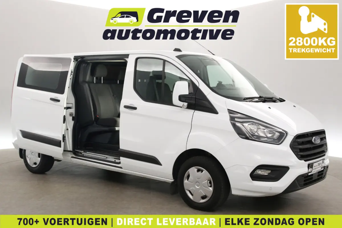 2.0 TDCI L2H1 | DC | 6 Zits | 2800kg Trekgew. | Airco | Cruise | 2xSchuifdeur | Parkeersens. | Trekhaak