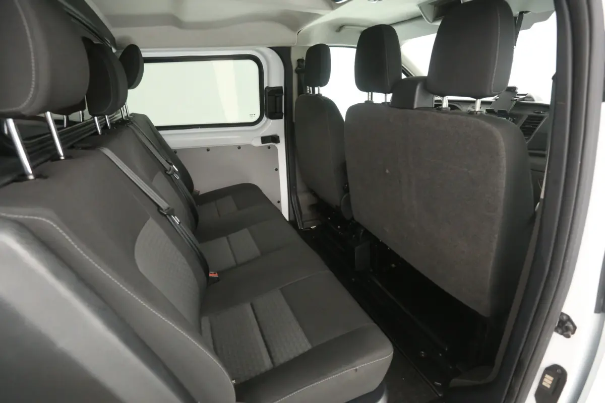 2.0 TDCI L2H1 | DC | 6 Zits | 2800kg Trekgew. | Airco | Cruise | 2xSchuifdeur | Parkeersens. | Trekhaak