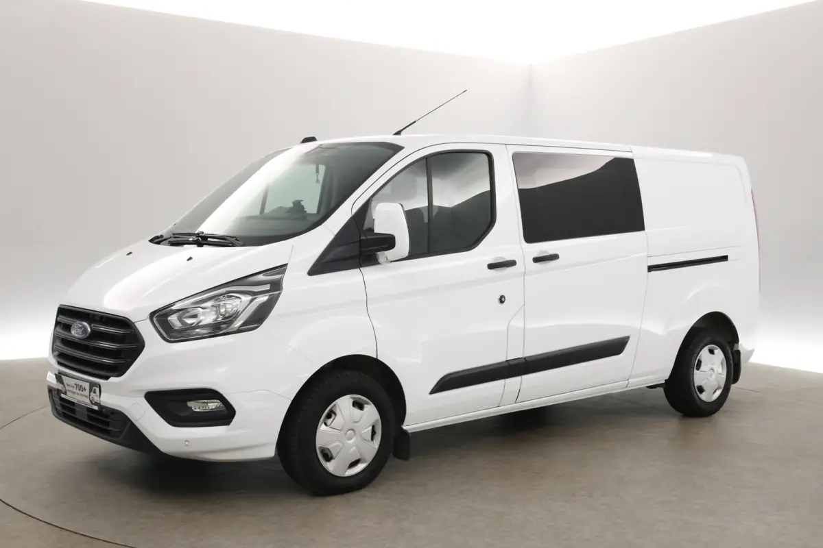 2.0 TDCI L2H1 | DC | 6 Zits | 2800kg Trekgew. | Airco | Cruise | 2xSchuifdeur | Parkeersens. | Trekhaak