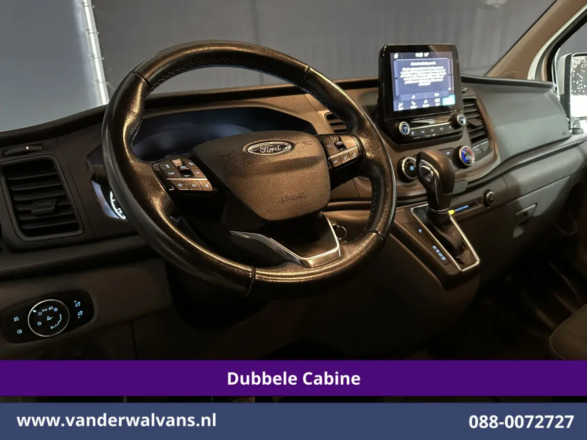 2.0 TDCI 131pk Automaat L2H1 Dubbele Cabine Euro6 Airco | 6-Zits | Camera | Navigatie | Apple Carplay Android Auto, Xenon, Cruisecontrol, Stoelverwarming, Verwarmde voorruit, Parkeersensoren