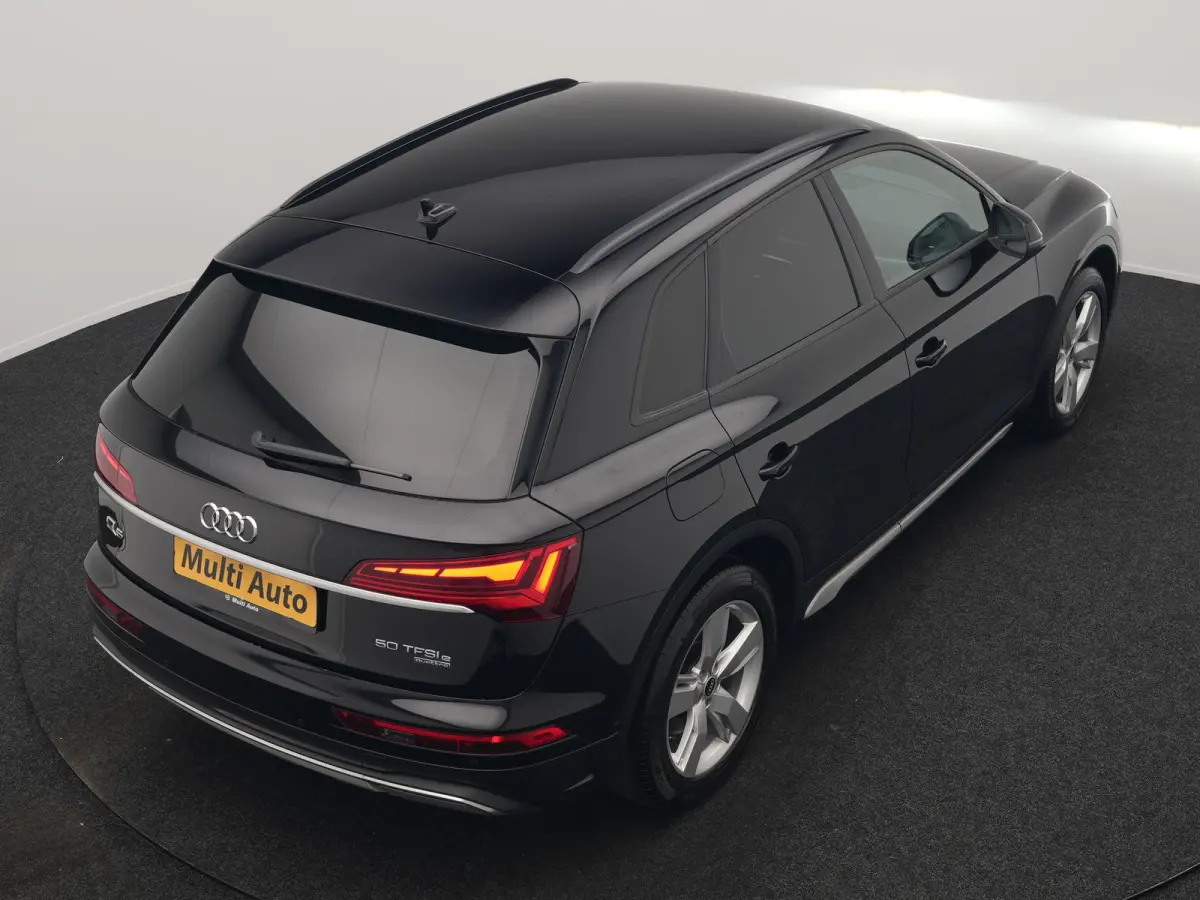 50 TFSI e S Line FACELIFT PHEV 300pk Dealer O.H. | Luchtvering | Adaptive Cruise | Matrix Led | 360 Camera | Sportstoelen Verwarmd | Sfeerverlichting | Blis | Park Assist | Navigatie | DAB |